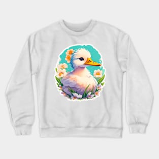 Beautiful Colorful Duck Crewneck Sweatshirt